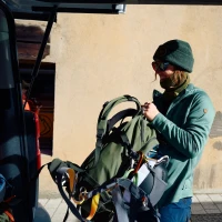 Fjallraven Abisko Grid Fleece Hoodie W