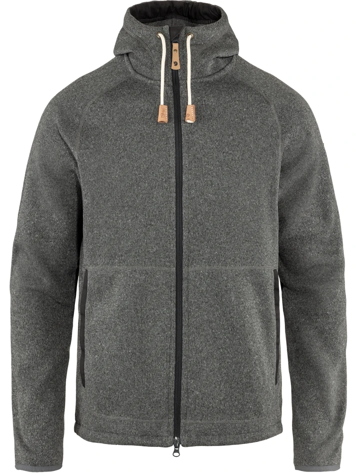 Fjallraven Ovik Fleece Hoodie, kolor: 030 - Dark Grey