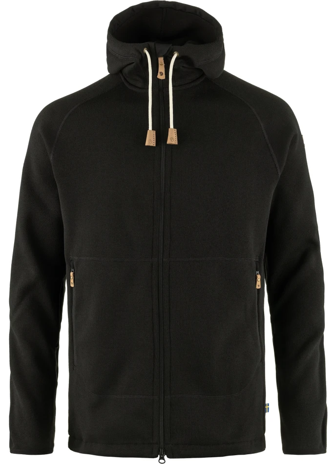 Fjallraven Ovik Fleece Hoodie, kolor: 550 - Black
