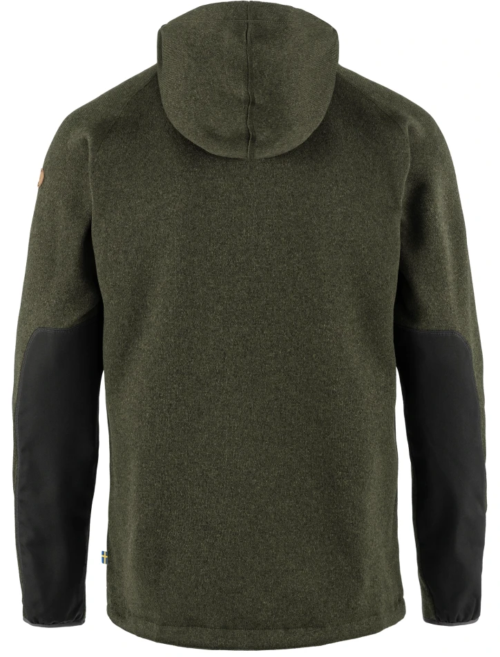 Fjallraven Ovik Fleece Hoodie, kolor: 662 - Deep Forest