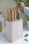Opinel Kitchen Knife Storage Block 9 knives