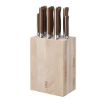 Opinel Kitchen Knife Storage Block 9 knives