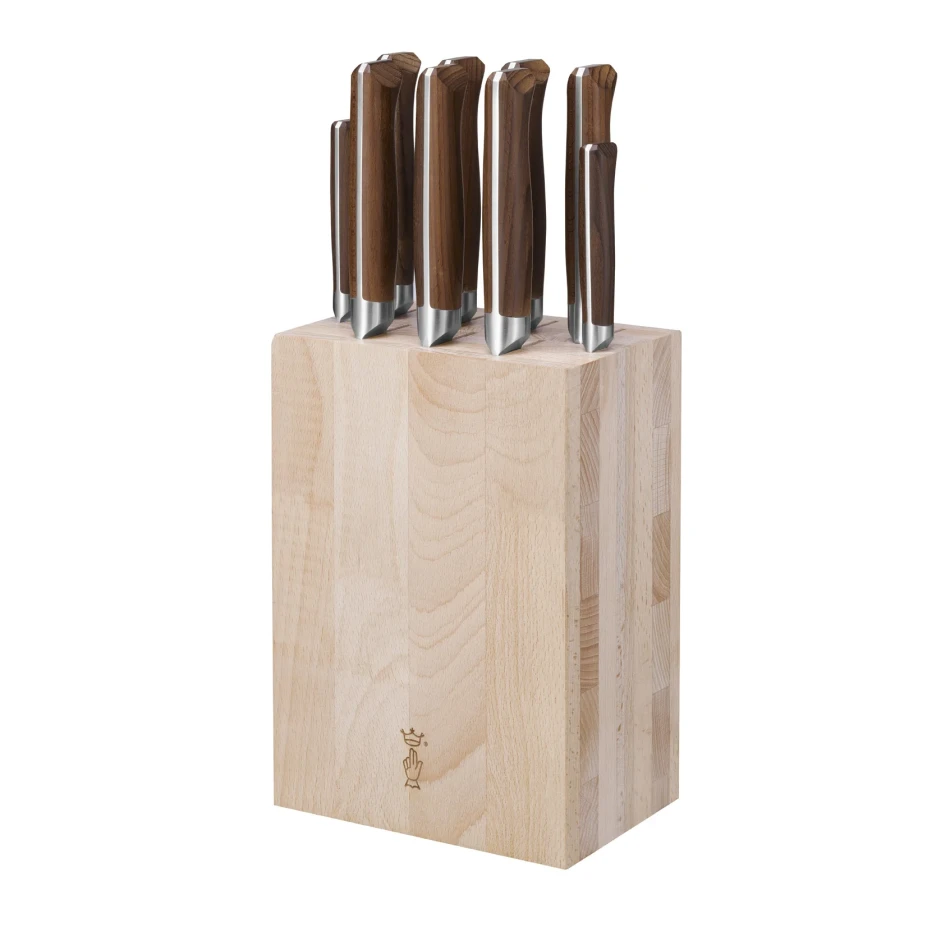 Opinel Kitchen Knife Storage Block 9 knives