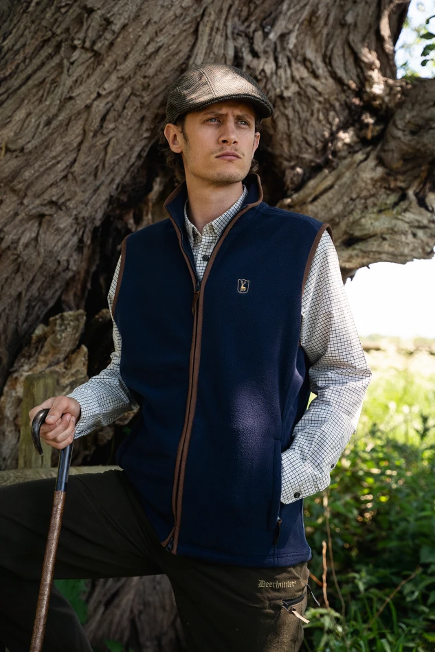 Cumbria Fleece Waistcoat, kolor: 786 - Dark Blue