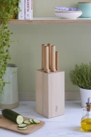 Opinel Kitchen Knife Storage Block 5 knives