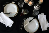 Opinel Table Chic Ebony Set