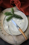 Opinel Table Chic Olive Wood Set