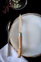 Opinel Table Chic Olive Wood Set