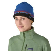 Beanie Hat Classic Fitz Roy Andes Blue