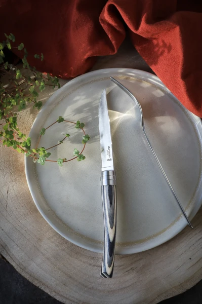 Opinel Table Knife Laminated Birch Set