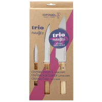 Opinel Parallele Olive Trio Set