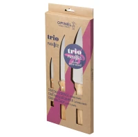 Opinel Parallele Olive Trio Set