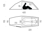 Fjallraven Abisko Shape 2, wymiary techniczne