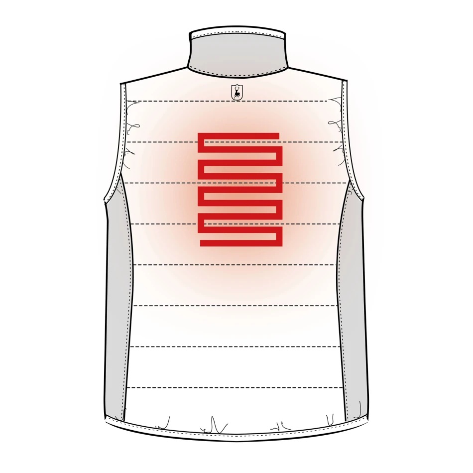 Heat Padded Waistcoat - panel tył