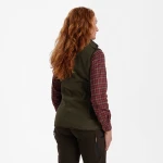 Lady Pam Bonded Fleece Waistcoat, kolor: 371 - Graphite Green Melange