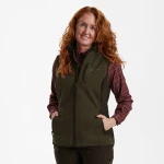 Lady Pam Bonded Fleece Waistcoat, kolor: 371 - Graphite Green Melange
