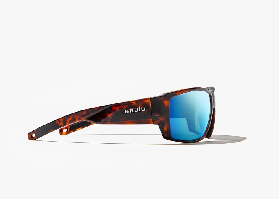 Dark Tortoise Matte Blue Mirror (policarbon)