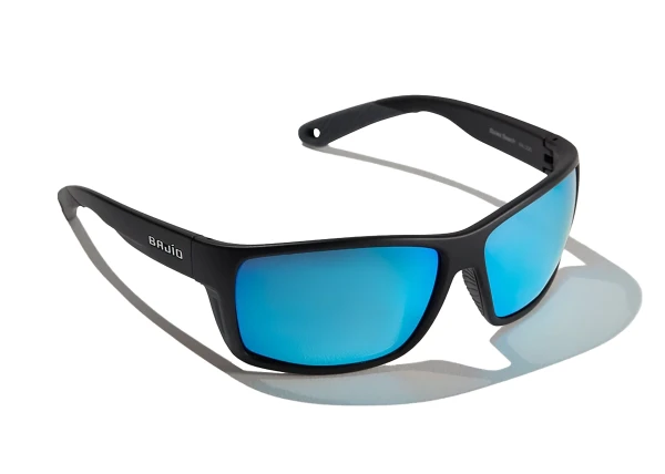 Bales Beach Matte Black, kolor: Blue Mirror PC - bifocal