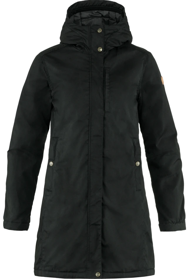 Fjallraven Kiruna Padded Parka W, kolor: 550 - Black