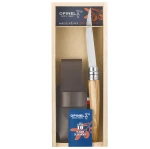 Opinel Slim Olive Box + Case