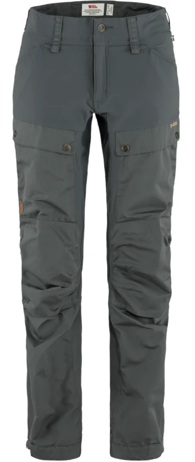 Fjallraven Keb Trousers Curved W, kolor: 050 - Basalt