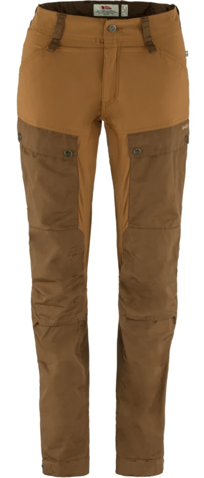 Fjallraven Keb Trousers Curved W, kolor: 248-230 - Timber Brown-Chestnut