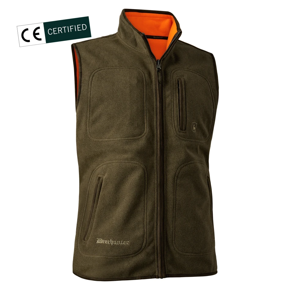 Gamekeeper Reversible Fleece Waistcoat, kolor: 663 - Safety Orange - 5