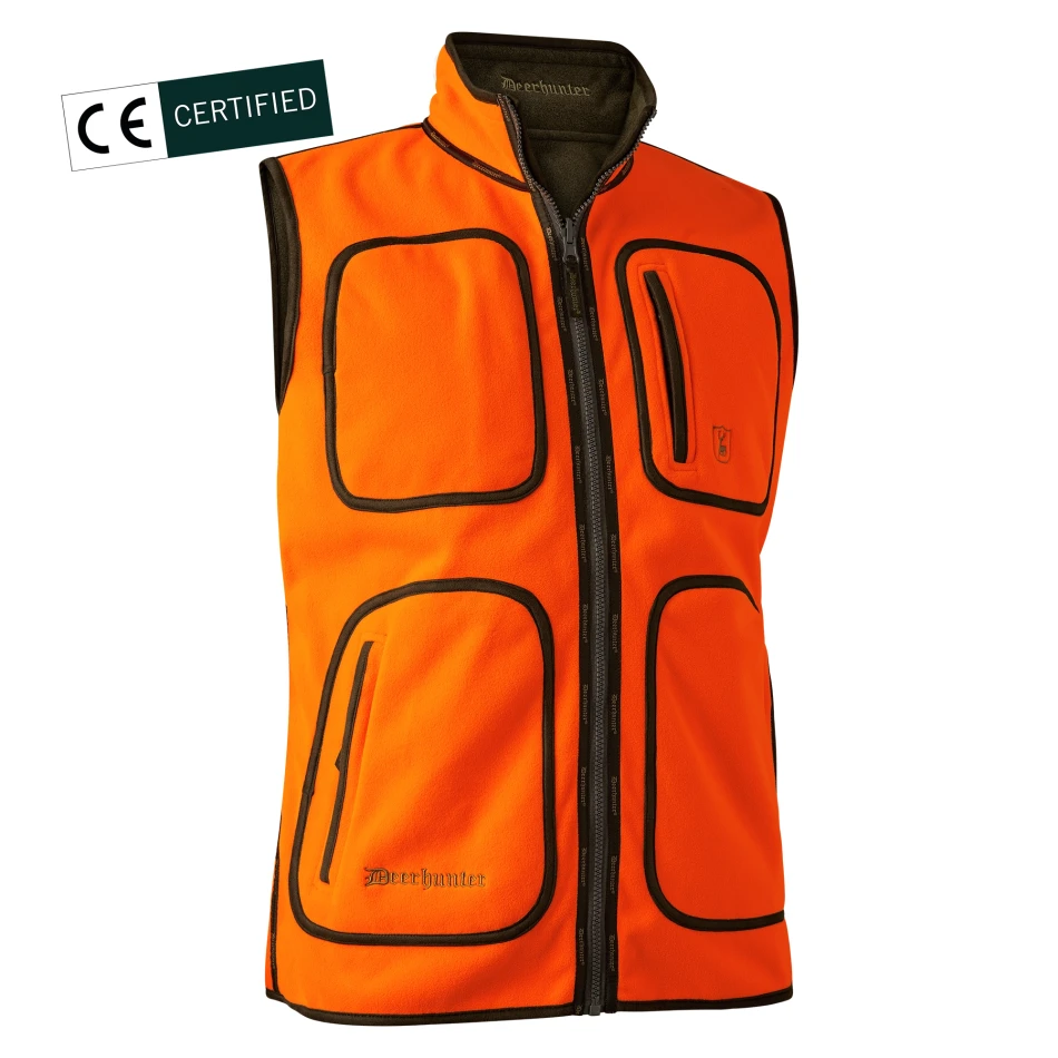 Gamekeeper Reversible Fleece Waistcoat, kolor: 663 - Safety Orange - 6