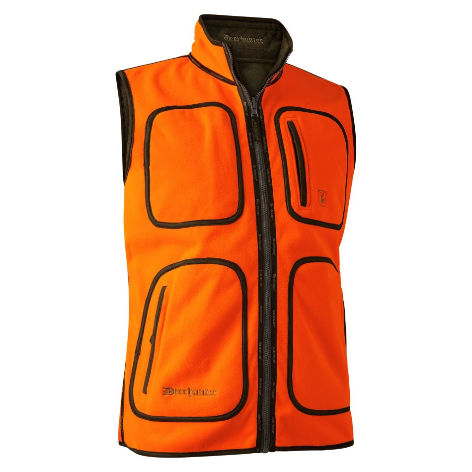 Gamekeeper Reversible Fleece Waistcoat, kolor: 663 - Safety Orange - 4
