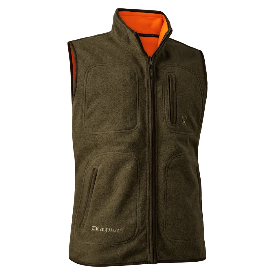 Gamekeeper Reversible Fleece Waistcoat, kolor: 663 - Safety Orange - 2