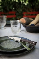Opinel Set of 4 Facette Dark Ash Table Knives