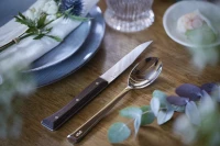 Opinel Set of 4 Facette Dark Ash Table Knives