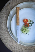 Opinel Set of 4 Facette Olive Wood Table Knives