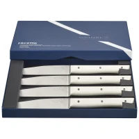 Opinel Set of 4 Facette White Table Knives