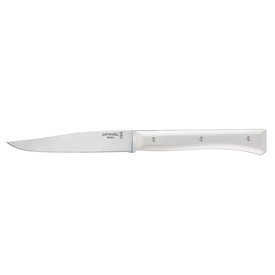 Opinel Set of 4 Facette White Table Knives