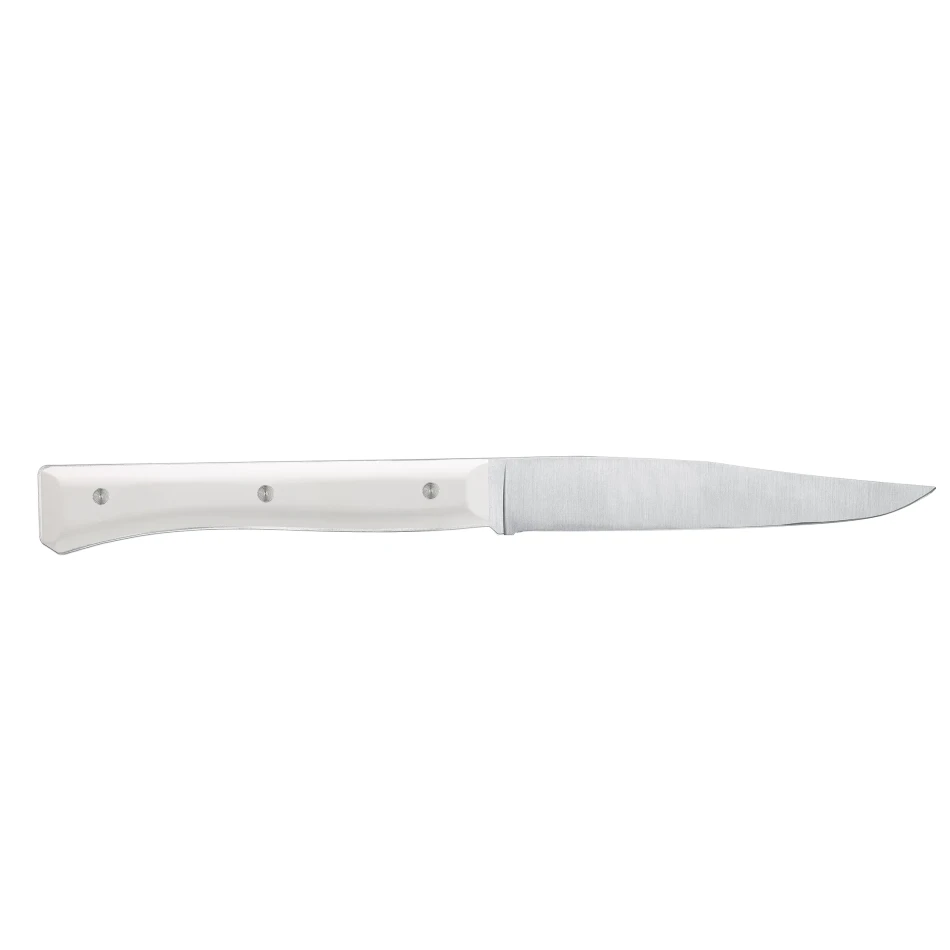 Opinel Set of 4 Facette White Table Knives