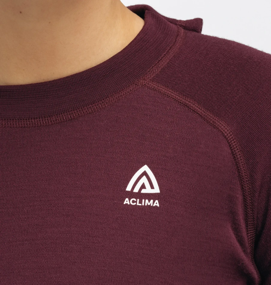 Aclima WarmWool Hoodsweater W, kolor: 457 - Fig