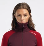 Aclima WarmWool Polo W, kolor: 463 - Fig/Red Dahlia
