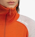 Aclima WarmWool Polo W, kolor: 465 - Gold Flame/Beige Melange/Niagara