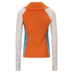 Aclima WarmWool Polo W, kolor: 465 - Gold Flame/Beige Melange/Niagara