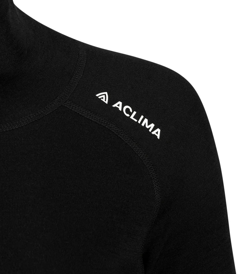 Aclima WarmWool Roll Neck W, kolor: 123 - Jet Black