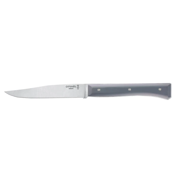 Opinel Set of 4 Facette Slate Micro Serrated Table Knives