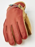 Wakayama 5-finger, kolor: 540-701 - Flame red /Tan - 2