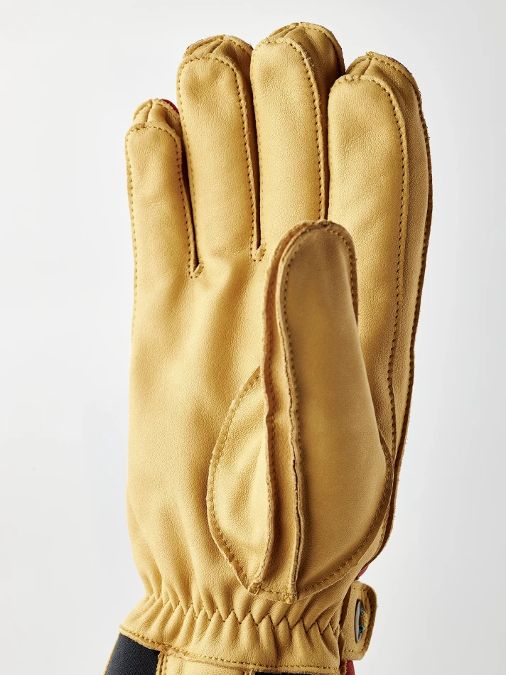 Wakayama 5-finger, kolor: 540-701 - Flame red /Tan - 5