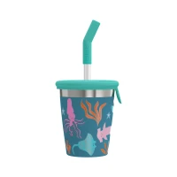 SIGG Kids Straw Cup 0,35 L, kolor: Blue World