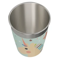 SIGG Kids Straw Cup 0,35 L, kolor: Unistar - widok od góry bez przykrywki