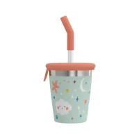 SIGG Kids Straw Cup 0,35 L, kolor: Unistar - widok od tyłu