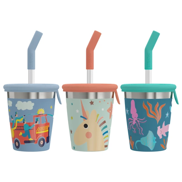 SIGG Kids Straw Cup 0,35 L - mix wzorów