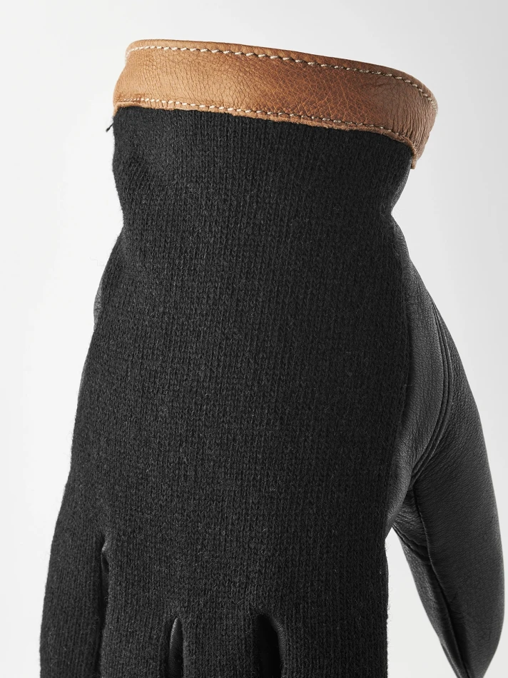 Deerskin Wool Tricot, kolor: 100100 - Black & Black - 4