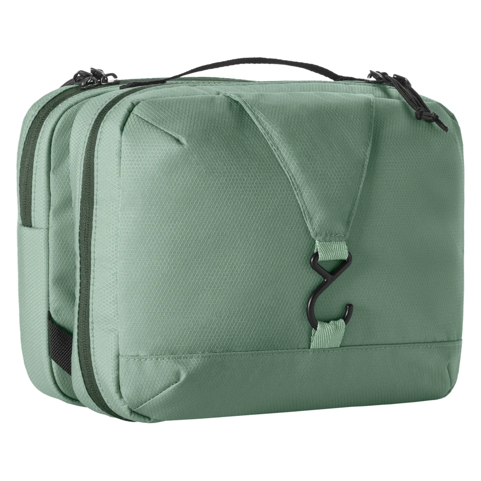 Eagle Creek Reveal Trifold Toiletry Kit, kolor: Willow Green - widok boczny od tyłu